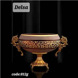 کشکول اریکو مدل دلسا کد 812G پایه دار زرشکی لوکس