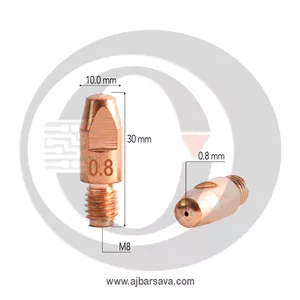 نازل CO2 میگ سایز M8×30×0.8