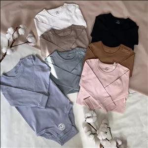 بادی آستین بلند لیندکس تک رنگ کد 1045