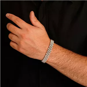 دستبند استیل رولکس سایز10میل