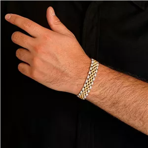 دستبند استیل رولکس سایز 14میل