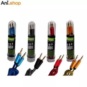 کابل AUX پی نت 1 متری مدل KB-837 فسفری کد 850