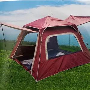 چادر مسافرتی و کوهنوردی ۸ نفره اتوماتیک چتری سایه باندار دوپوش (مارک زرمات)