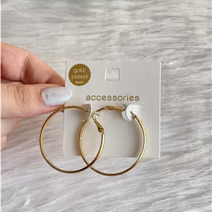 گوشواره حلقه ای آبکاری طلا accessories