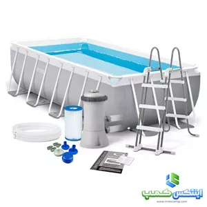 استخر پیش ساخته فریمی 4 متری با ارتفاع 100 اینتکس کد 26788