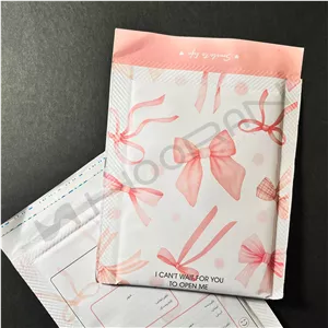 پاکت پستی سایز A5 طرح پاپیون داخل حبابدار