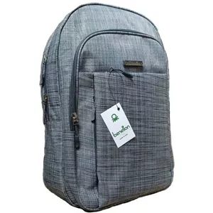 کوله پشتی طرح بنتون کد 0040 - خاکستری