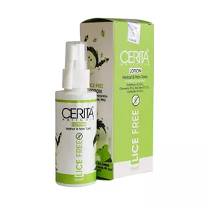 لوسیون ضد شپش لایس فری سریتا مناسب انواع مو 50 میلی لیتر