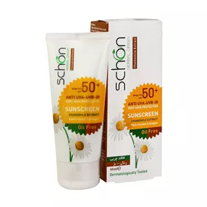 کرم ضدآفتاب شون SPF50 فاقد چربی مناسب پوست چرب