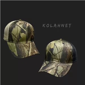 کلاه پشت تور چریکی سبز کد 4740