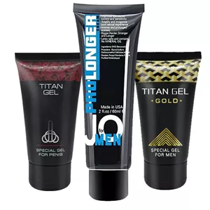 پکیج ۳ عددی ژل تاخیری، حجم‌دهنده و تقویت‌کننده نعوظ آقایان | Male Enhancement Gel Pack 