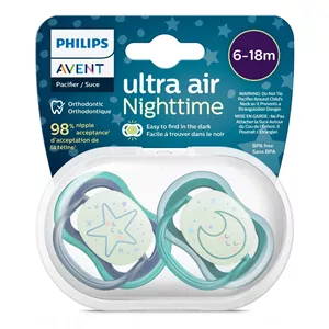 پستانک الترا ایر شبرنگ 6 تا 18 ماه مدل SCF376/13 فیلیپس اونت Philips Avent