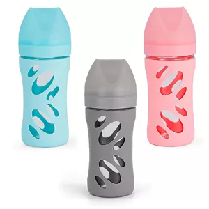 شیشه شیر پیرکس 260 میل محافظ دار تویست شیک Twistshake