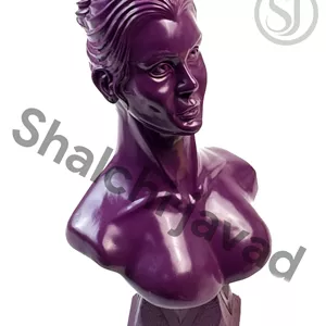 تندیس مانکن رخ کامل بادمجانی