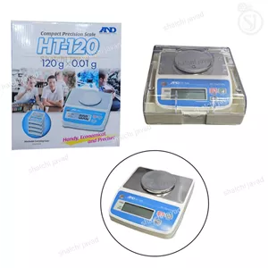 ترازو دیجیتال دقیق AND مدل HT-120 (ظرفیت ۱۲۰ گرم - دقت ۰.۰۱)