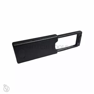 ذره بین کشویی چراغ دار مدل 9581 با دو لنز بزرگنمایی رنگ مشکی