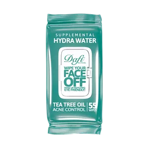 دستمال مرطوب درب دار دافی مدل HYDRA WATER بسته 55 عددی