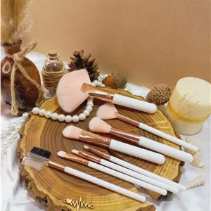 پک 8 عددی براش رنگ سفید ناین بیوتی Nine9 Beauty