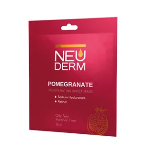 ماسک صورت انار نئودرم|Neuderm Pomegranate Sheet Mask