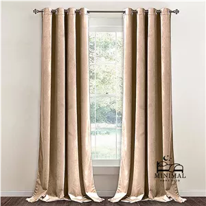 پرده آماده مخمل ویولت