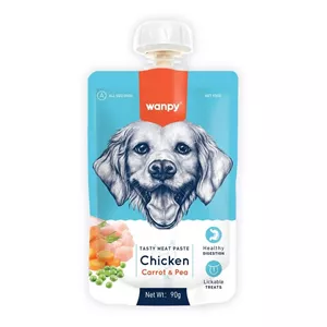 پودینگ سگ ونپی مدل Chicken wet با طعم مرغ