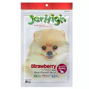 تشویقی سگ جرهای مدل توت فرنگی