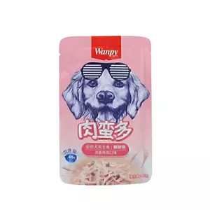 پوچ سگ ونپی با طعم مرغ Wanpy Chicken وزن 80 گرم