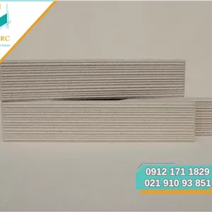 آجر نسوز نما رستیک سفید صدفی 7×33