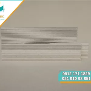 آجر نسوز نما رستیک سفید یخی 7×33