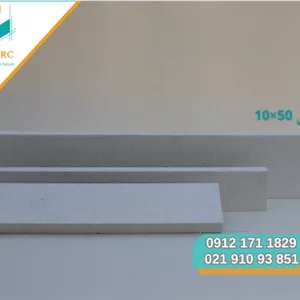 آجر تایل نسوز نما سفید یخی 10×50