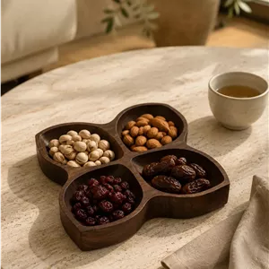 اردو خوری و رولت خوری  ردوخوری چوبی مدل «چهارسو» 