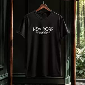 تیشرت مردانه طرح NEW YORK - طوسی,l