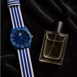 ساعت اسپرت ورزشی آدیداس adidas کد 038 با بند کنفی ضد عرق و بدنه فولادی