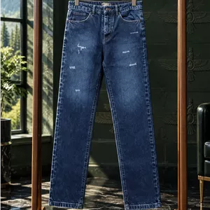 شلوار جین مام فیت برند ZARA  - آبی روشن,36