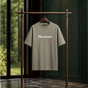 تیشرت باکسی برند BALENCIAGA - L,مشکی