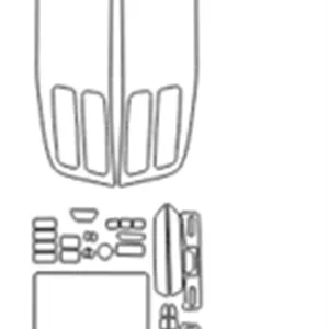 محافظ کابین سوپر رویال BYD QIN L (34 تکه) (اصلی وارداتی درجه یک)