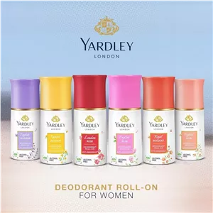 مام رول ضدتعریق یاردلی با رایحه گل رز  YARDLEY  LONDON  London ROSE  DEODORANT ROLL-ON  ANTI-PERSPIRANT