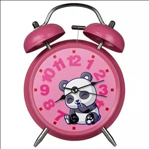 ساعت رومیزی طرح پاندا کودکانه صورتی