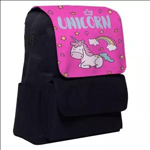 کوله پشتی دخترانه طرح تکشاخ unicorn