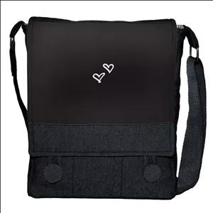 کیف رودوشی زنانه طرح قلب ساده