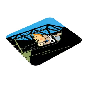 ماوس پد طرح تن تن هواپیما مدل tintin کد 06