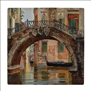زیر لیوانی  طرح نقاشی آبراهی ونیز کد 5978756_4818
