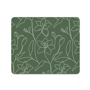 ماوس پد مدل گلدار طرح لاین آرت کد 151