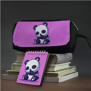 جامدادی و دفترچه طرح دخترانه خرس پاندا Panda