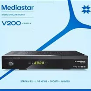 گیرنده دیجیتال مدیا استار مدل V200 با ریموت کنترل