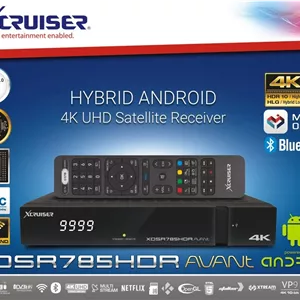 گیرنده دیجیتال ایکس کروزر مدل ۷۸۵ آوانت فورکی اندرویدی با دانگل دیجیتال HDR