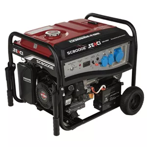 موتور برق بنزینی سنسی ۸ کیلووات مدل SC8000E استارتی تک فاز