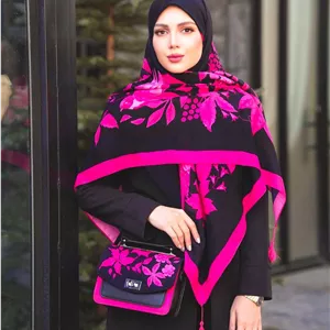 ست کیف و روسری یا شال نخ اسپان مدل آیلی / ارسال رایگان