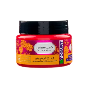 کرم ژل آبرسان بدن (ماست بدن )تروپیکال پوست خشک و معمولی دیپ سنس