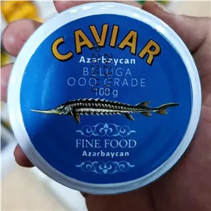خاویار سیاه بلوگا (۱۰۰گرم) 